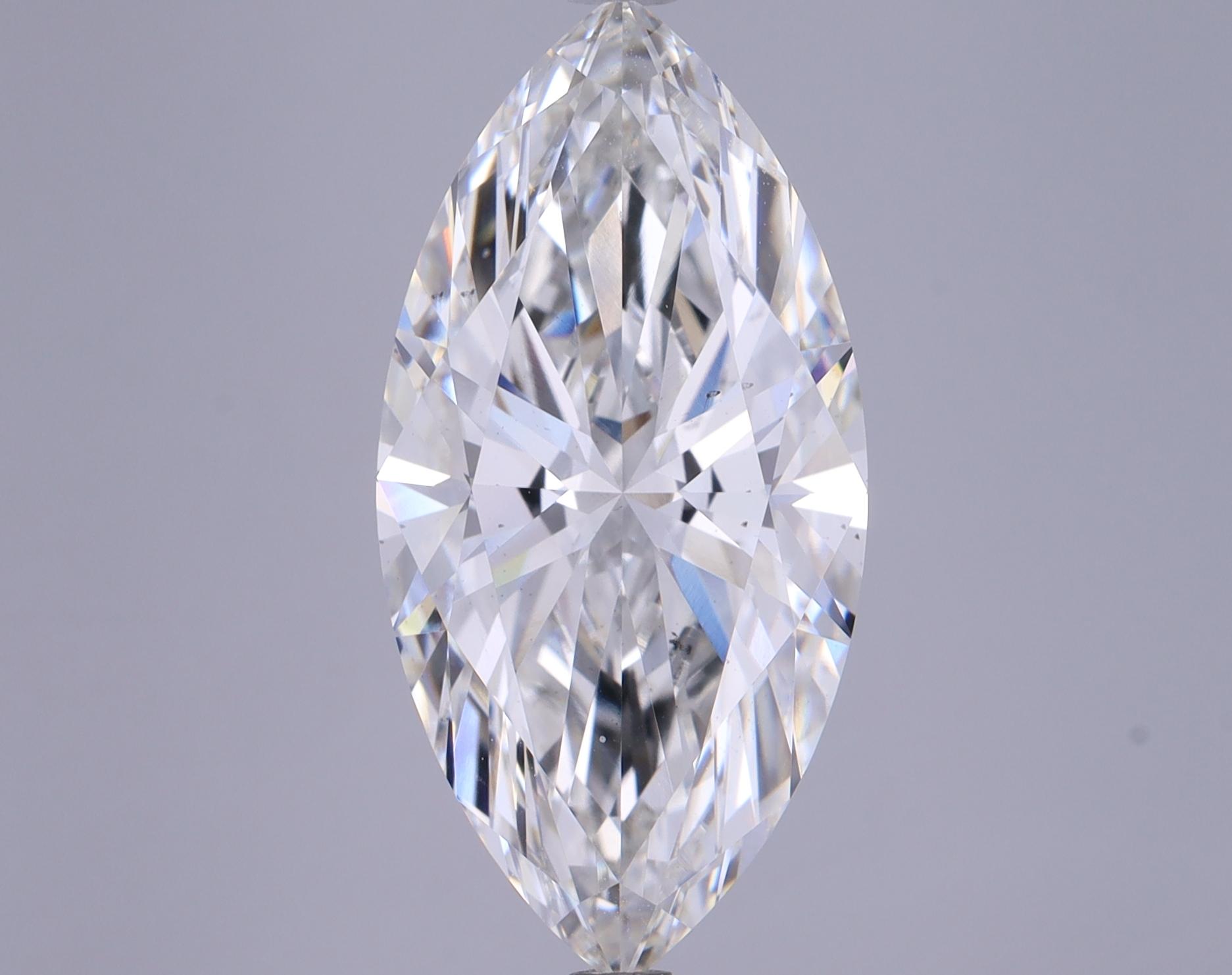 5.65 Carat Marquise Shaped Ideal Cut VS2 IGI Certified Lab Grown Diamond