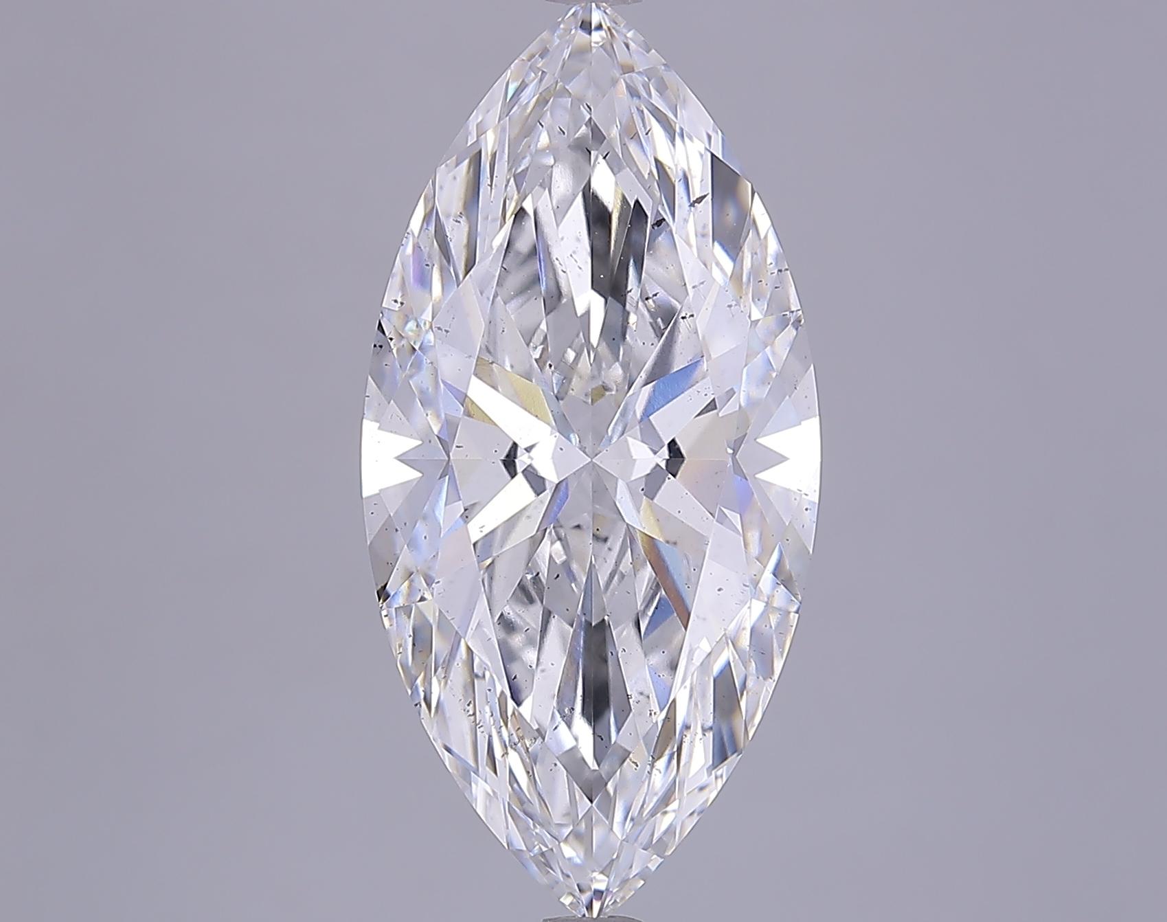 6.11 Carat Marquise Shaped Ideal Cut SI1 IGI Certified Lab Grown Diamond