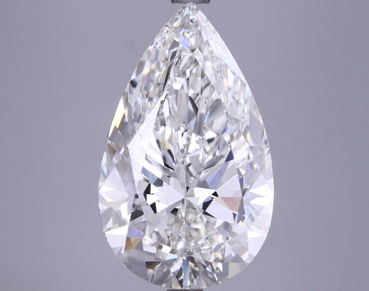 4.97 Carat Pear Shaped Ideal Cut VS1 IGI Certified Lab Grown Diamond