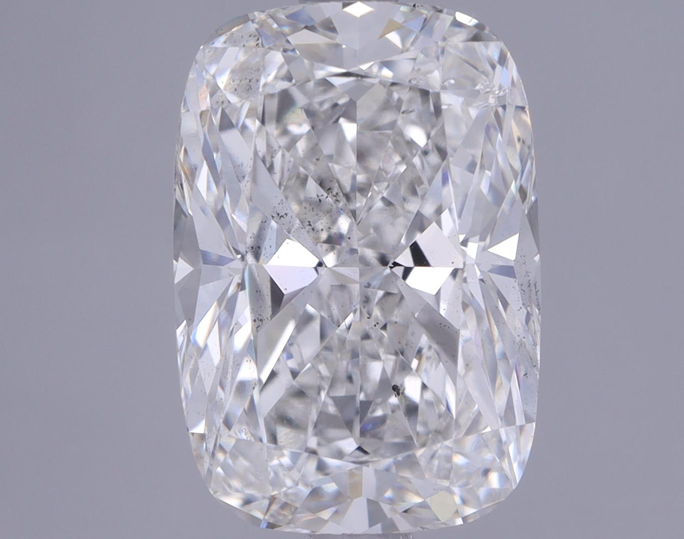 2.55 Carat Elongated Cushion Shaped Excellent Cut SI1 IGI Certified Lab Grown Diamond