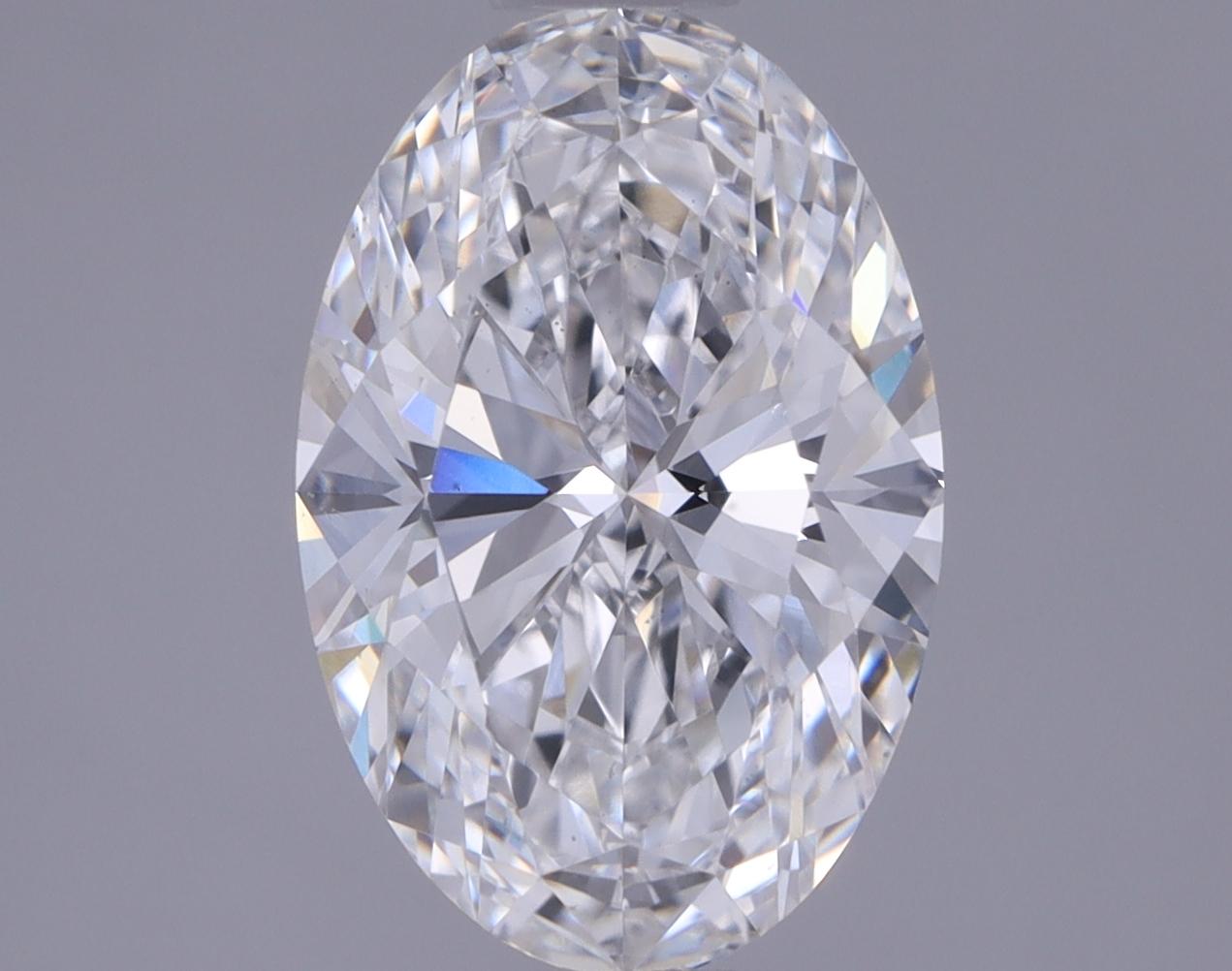 1.4 Carat Oval Shaped Excellent Cut VS2 IGI Certified Lab Grown Diamond