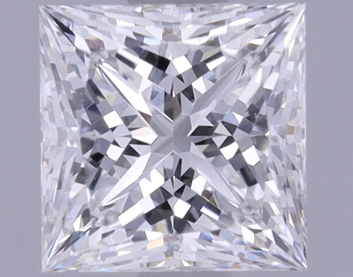 1.04 Carat Princess Shaped Ideal Cut VVS2 IGI Certified Lab Grown Diamond