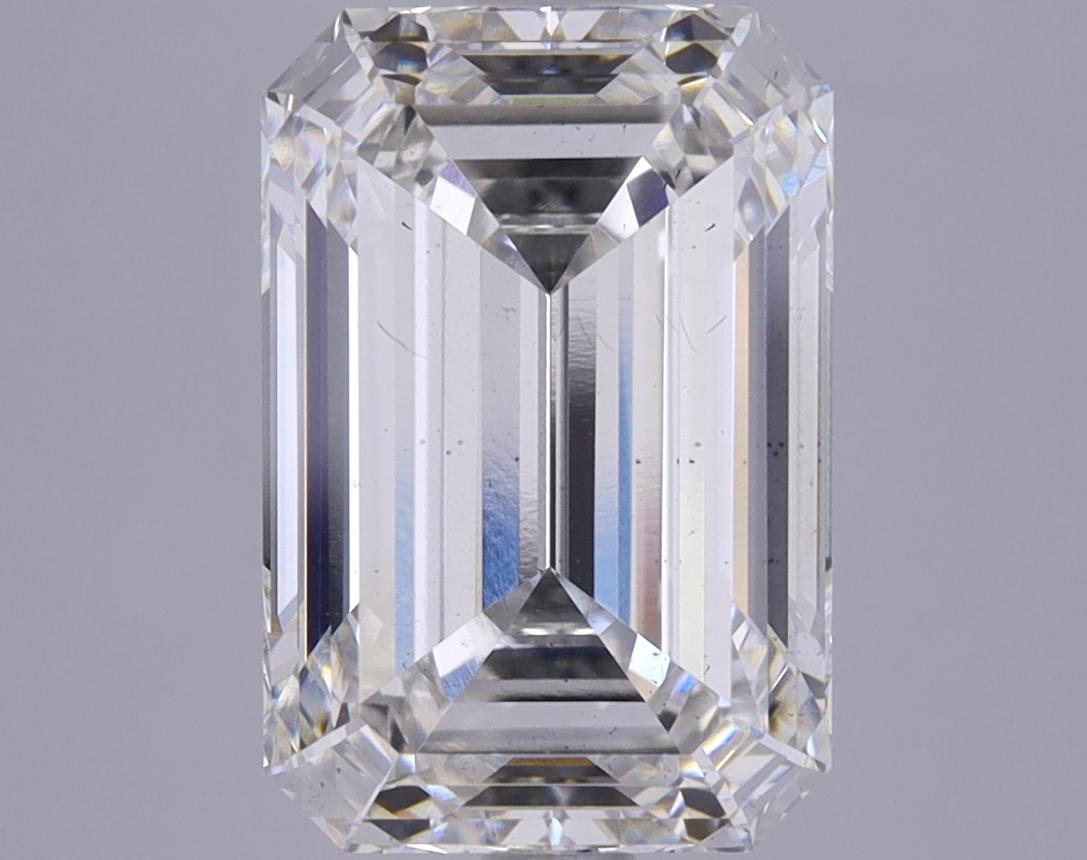 4.65 Carat Emerald Shaped Ideal Cut VS2 IGI Certified Lab Grown Diamond