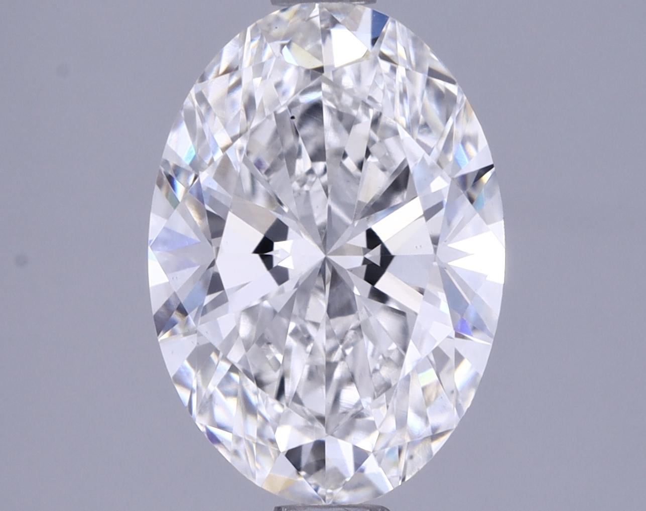 1.63 Carat Oval Shaped Ideal Cut VS1 IGI Certified Lab Grown Diamond
