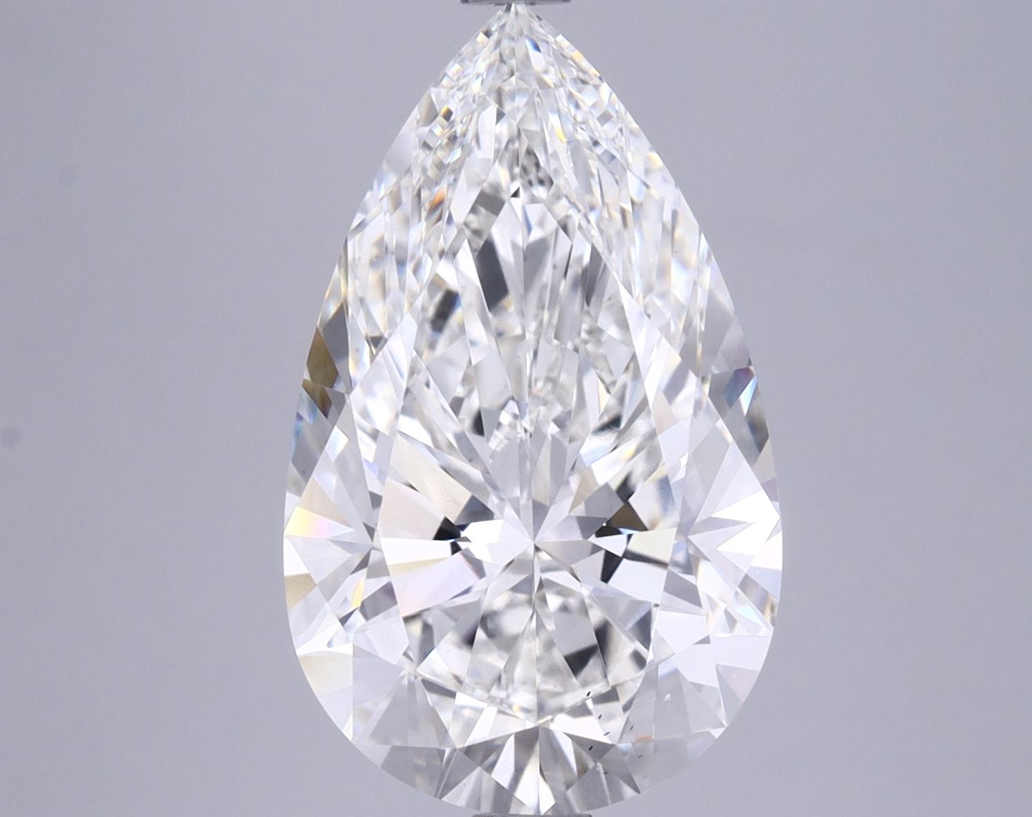 4.74 Carat Pear Shaped Ideal Cut VS2 IGI Certified Lab Grown Diamond