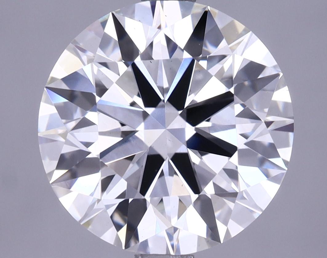 2.81 Carat Round Shaped Ideal Cut VS2 IGI Certified Lab Grown Diamond