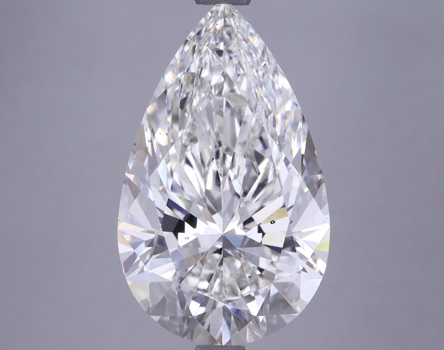 4.64 Carat Pear Shaped Ideal Cut VS2 IGI Certified Lab Grown Diamond