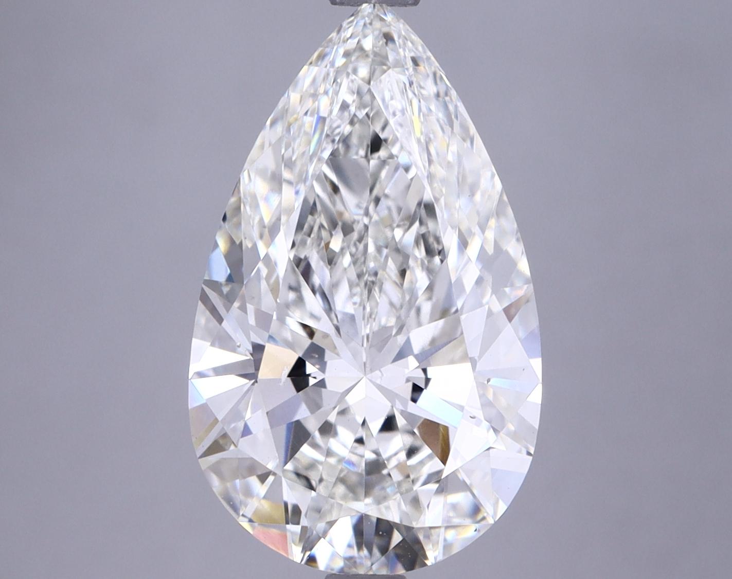 4.76 Carat Pear Shaped Ideal Cut VS2 IGI Certified Lab Grown Diamond