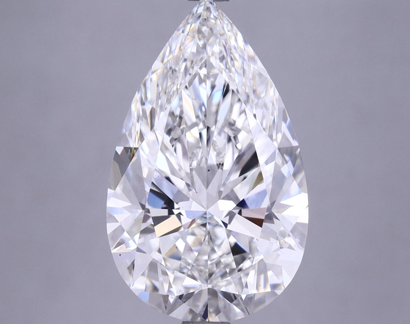 4.83 Carat Pear Shaped Ideal Cut VS2 IGI Certified Lab Grown Diamond