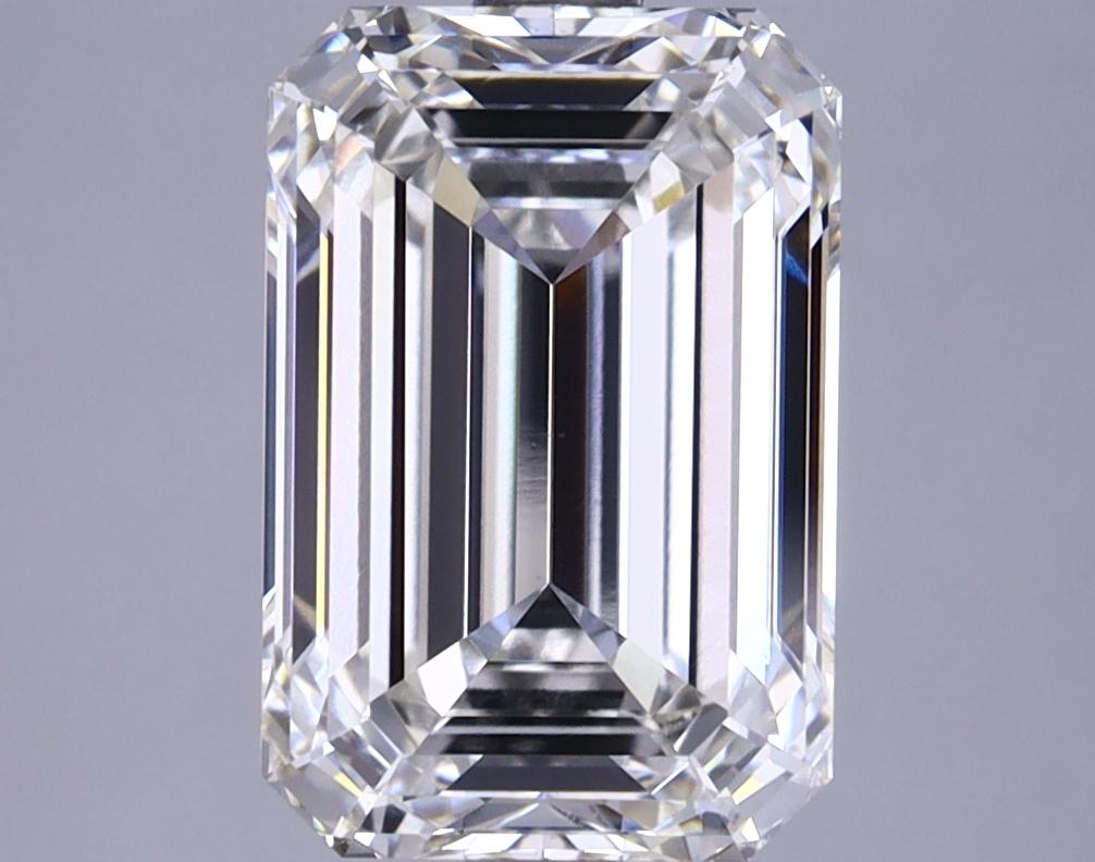 3.74 Carat Emerald Shaped Ideal Cut VS1 IGI Certified Lab Grown Diamond