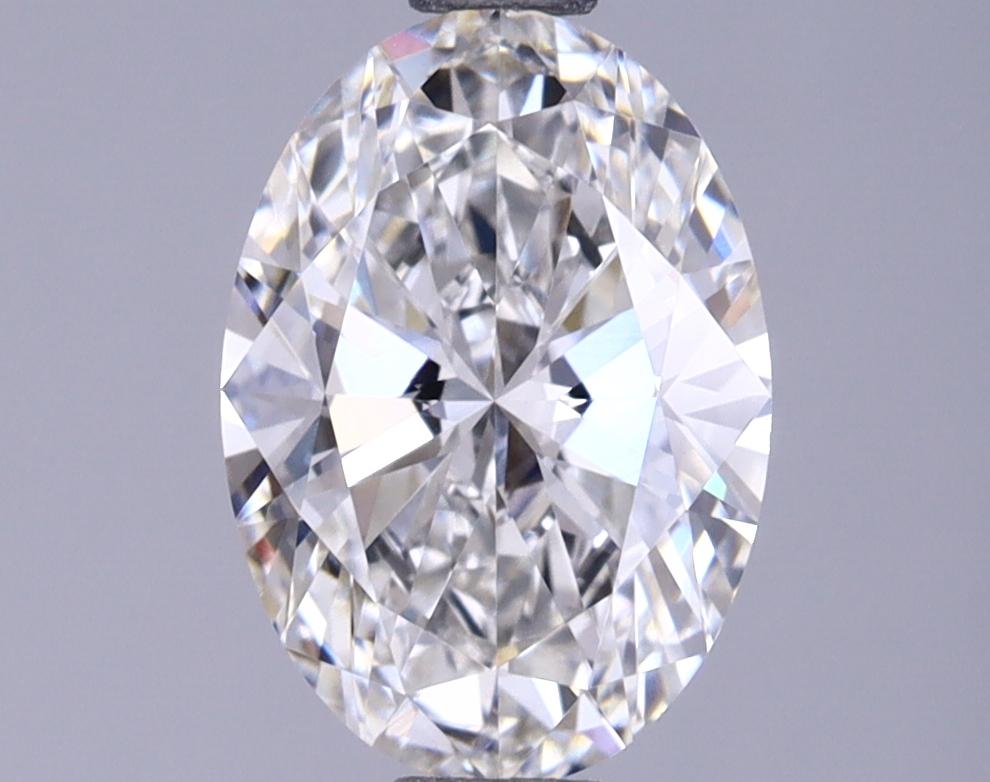 1.35 Carat Oval Shaped Ideal Cut VVS2 IGI Certified Lab Grown Diamond