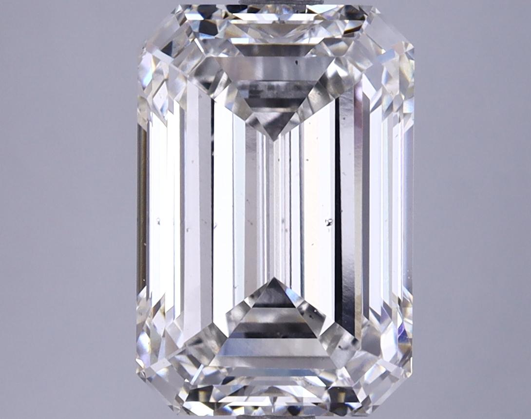 4.61 Carat Emerald Shaped Ideal Cut VS2 IGI Certified Lab Grown Diamond