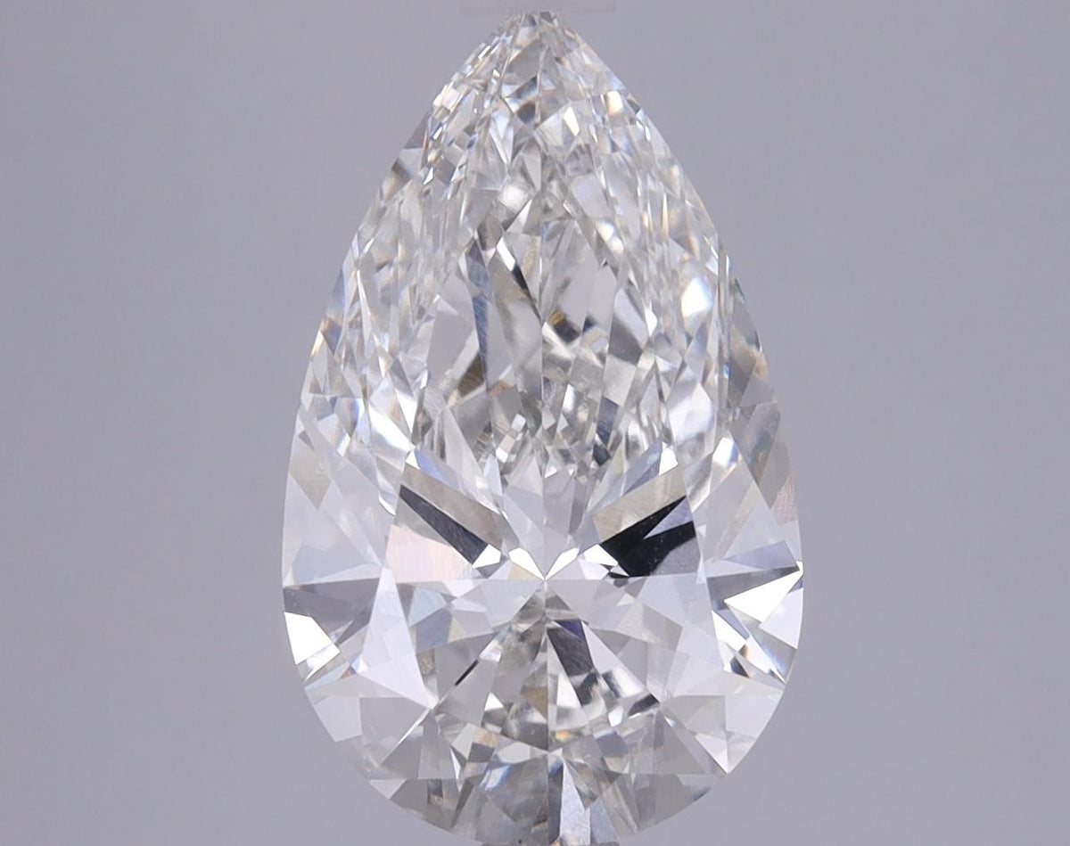 3.72 Carat Pear Shaped Ideal Cut VS1 IGI Certified Lab Grown Diamond