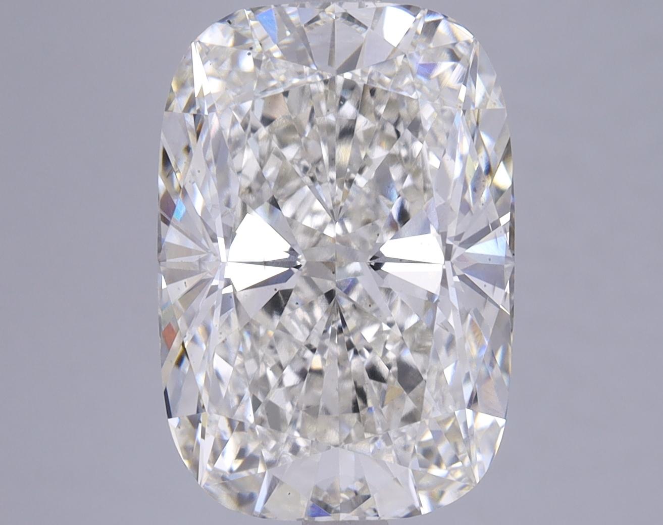 6.51 Carat Elongated Cushion Shaped Excellent Cut VS2 IGI Certified Lab Grown Diamond