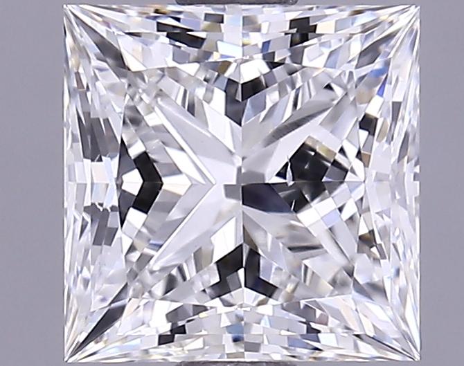 1.42 Carat Princess Shaped Ideal Cut VS2 IGI Certified Lab Grown Diamond