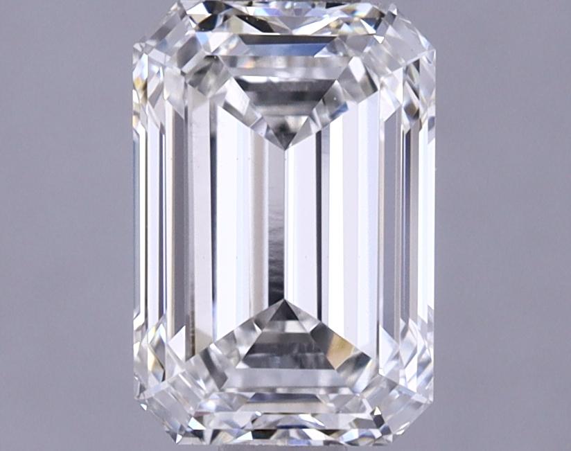 1.37 Carat Emerald Shaped Ideal Cut VS1 IGI Certified Lab Grown Diamond