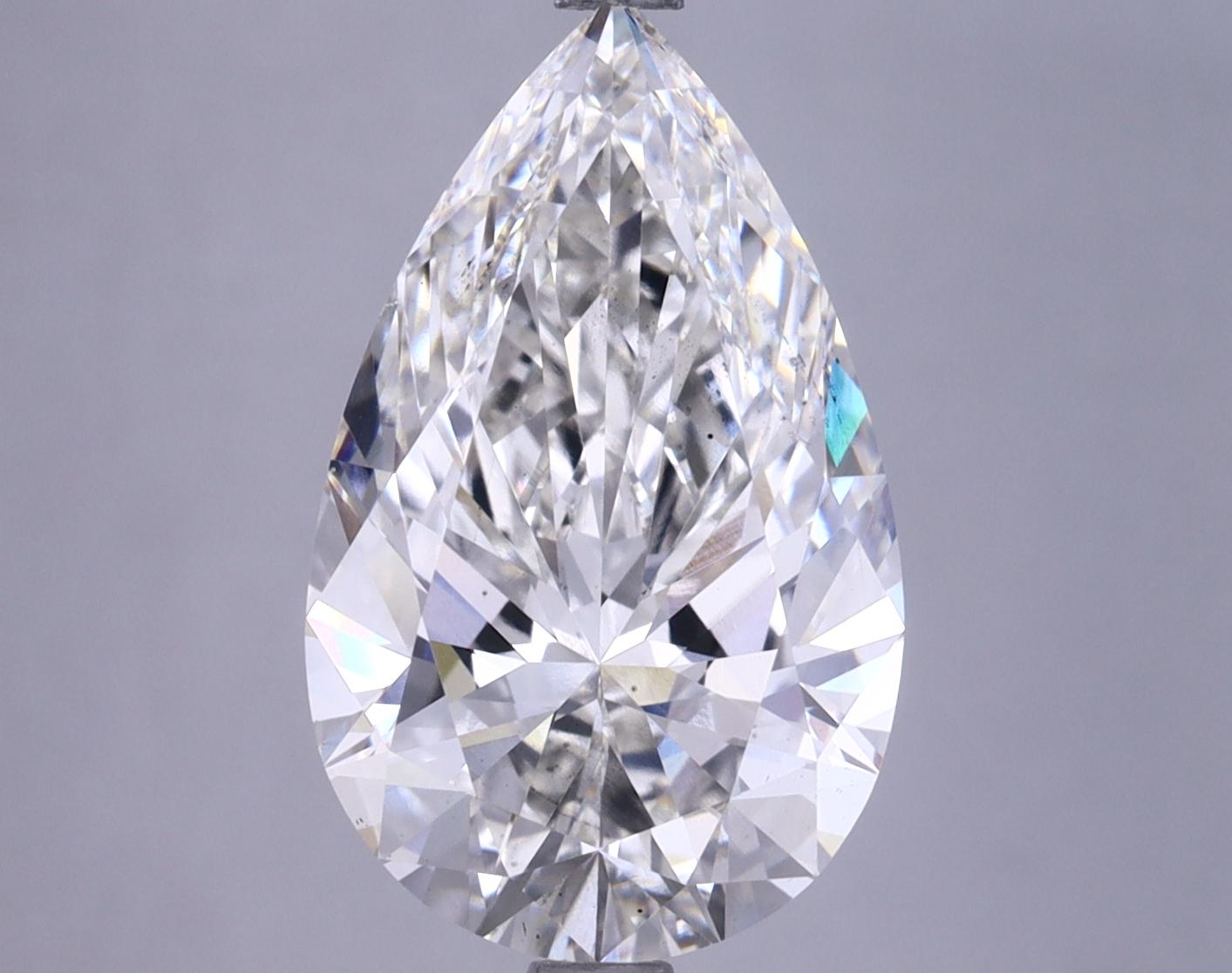 4.75 Carat Pear Shaped Ideal Cut VS2 IGI Certified Lab Grown Diamond