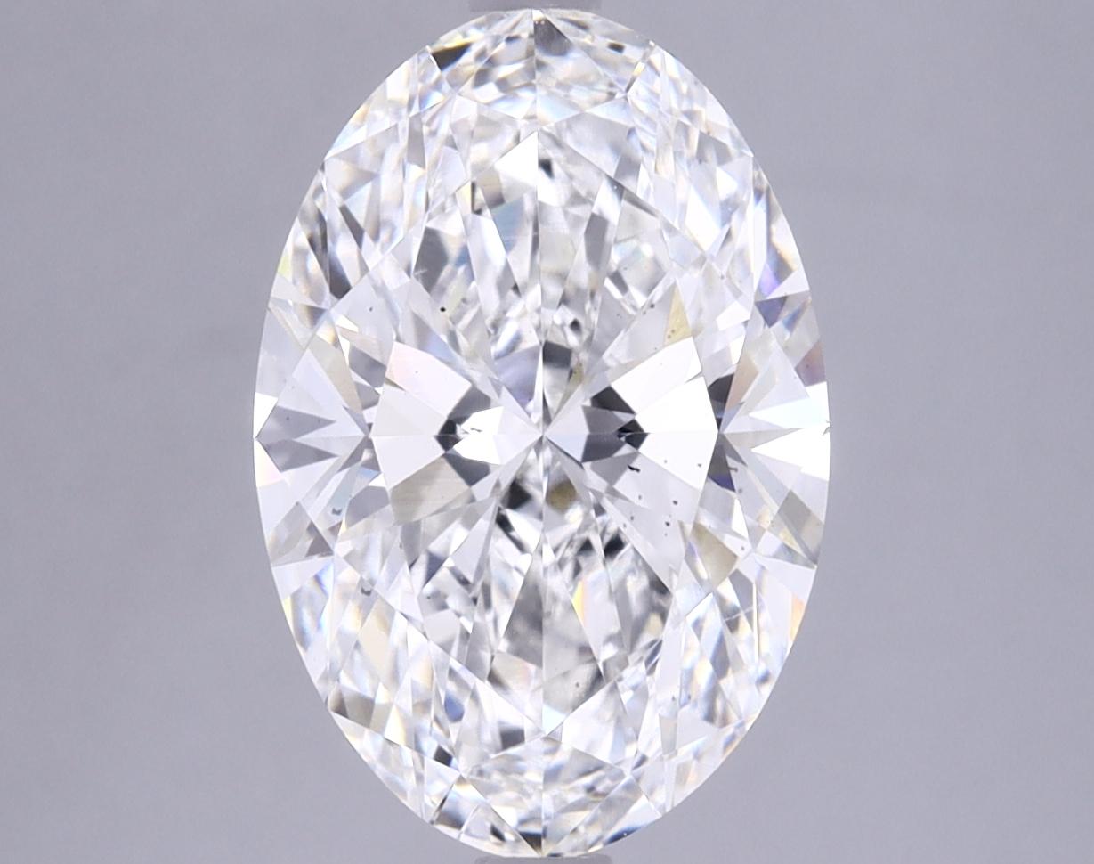 3.85 Carat Oval Shaped Ideal Cut SI1 IGI Certified Lab Grown Diamond