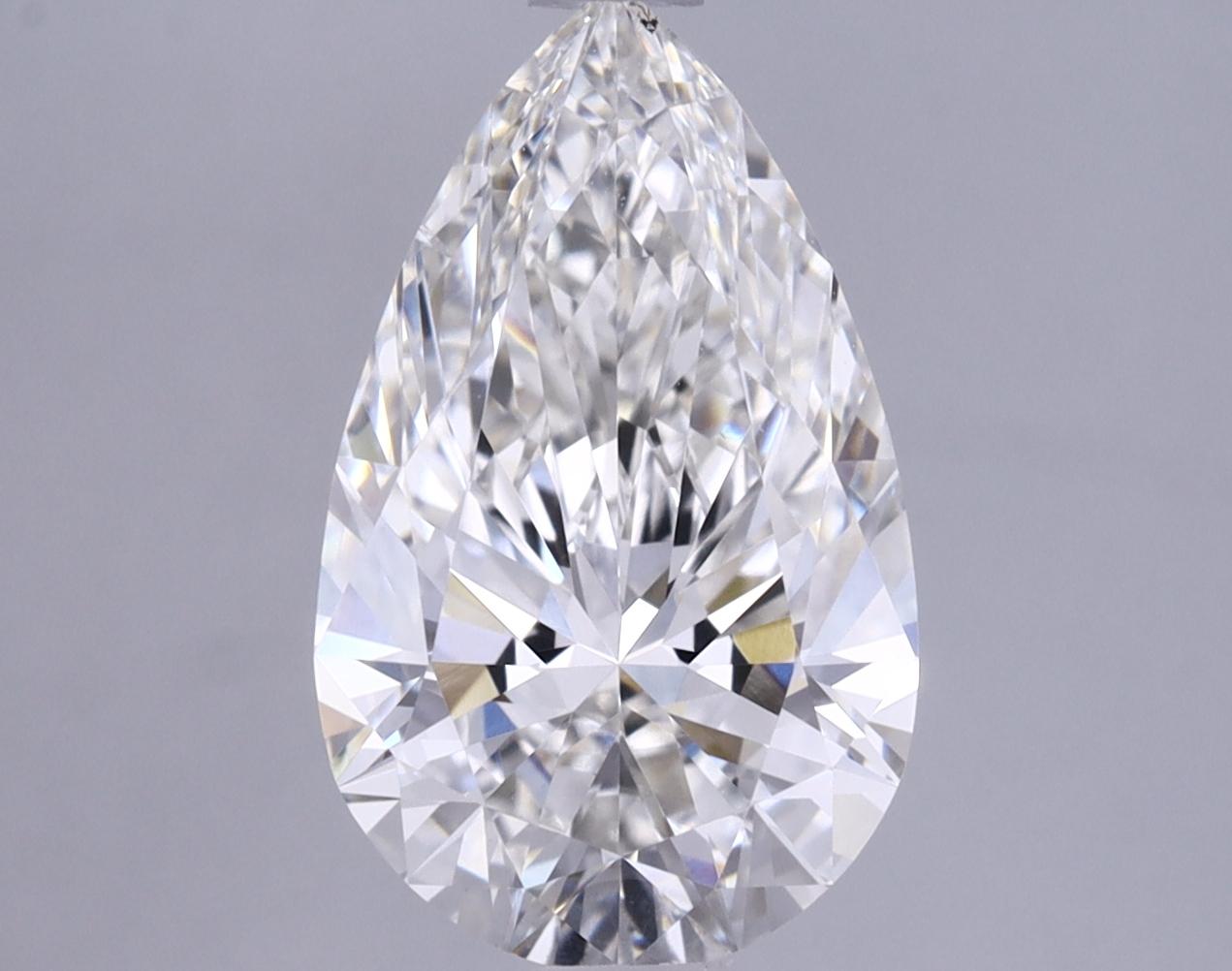 1.82 Carat Pear Shaped Ideal Cut VS2 IGI Certified Lab Grown Diamond