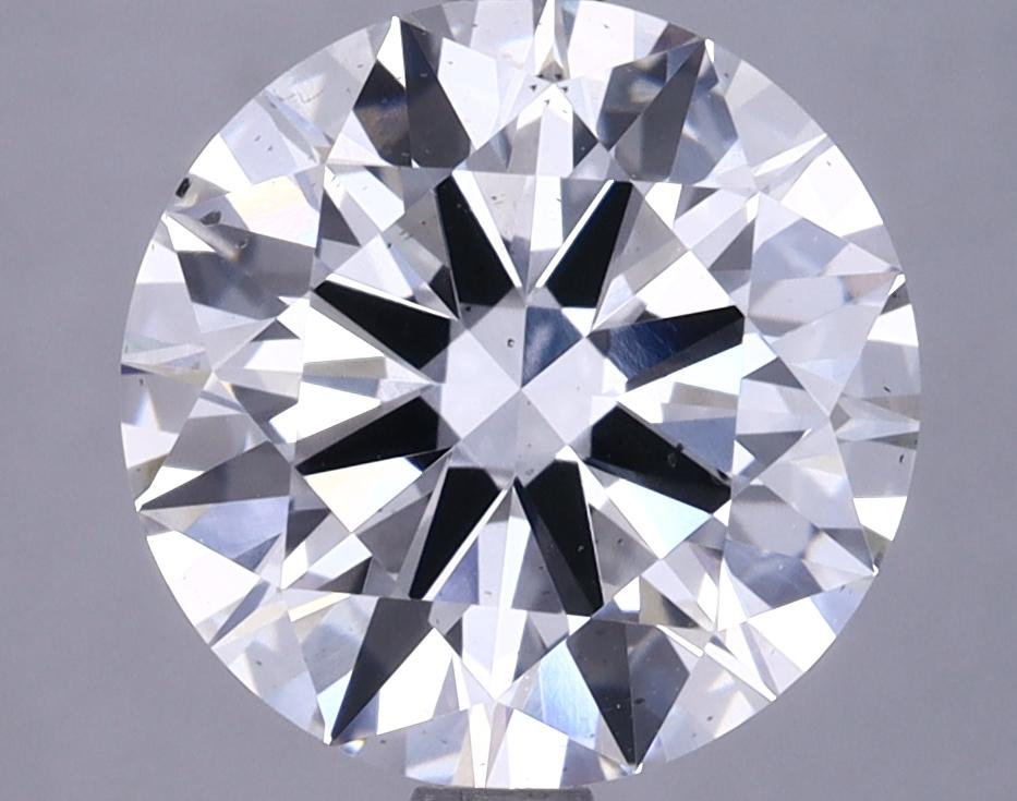 3.66 Carat Round Shaped Ideal Cut SI1 IGI Certified Lab Grown Diamond