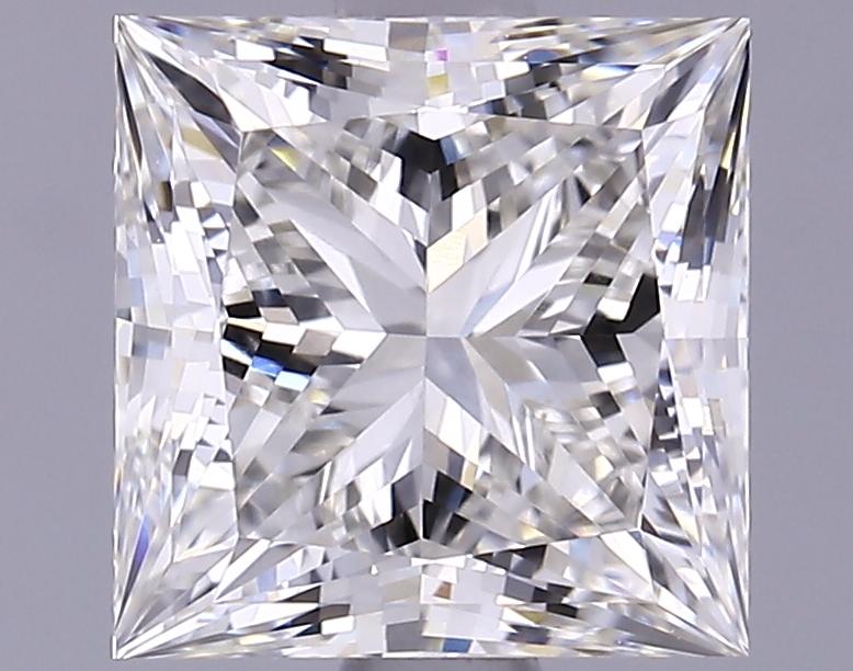 1.85 Carat Princess Shaped Ideal Cut VVS2 IGI Certified Lab Grown Diamond