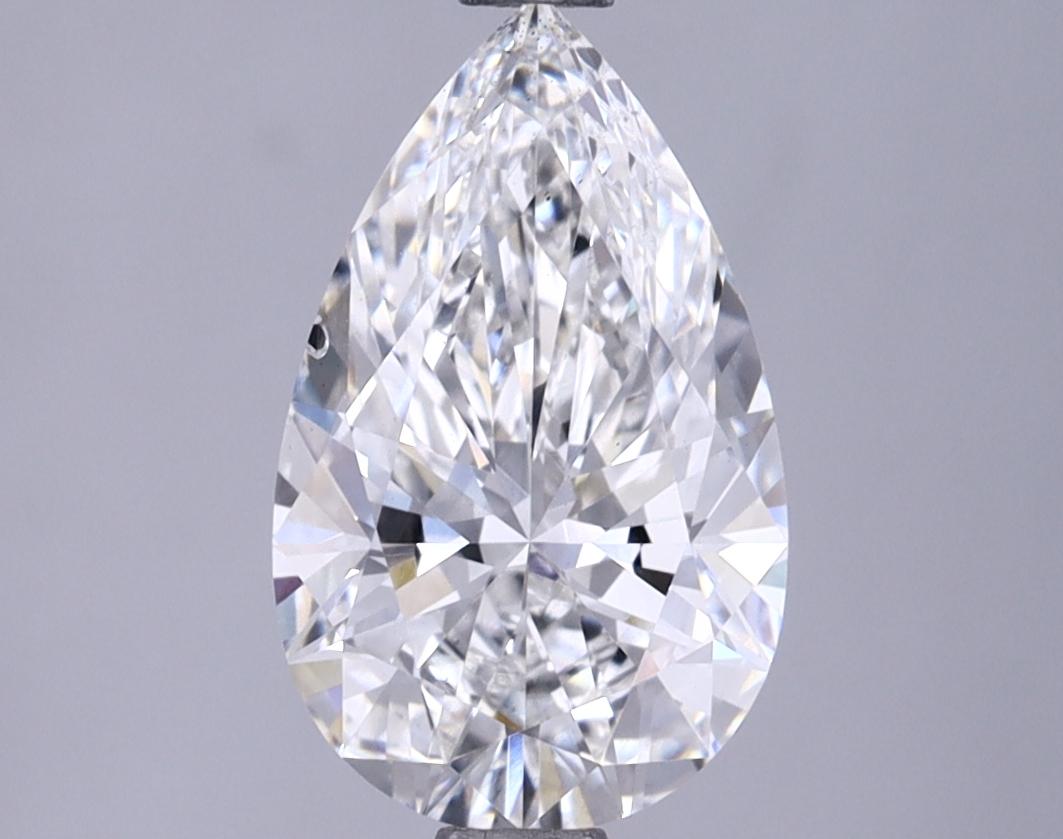 2.05 Carat Pear Shaped Ideal Cut SI1 IGI Certified Lab Grown Diamond