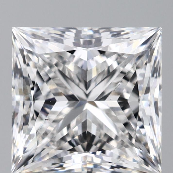 2.53 Carat Princess Shaped Ideal Cut VS2 IGI Certified Lab Grown Diamond