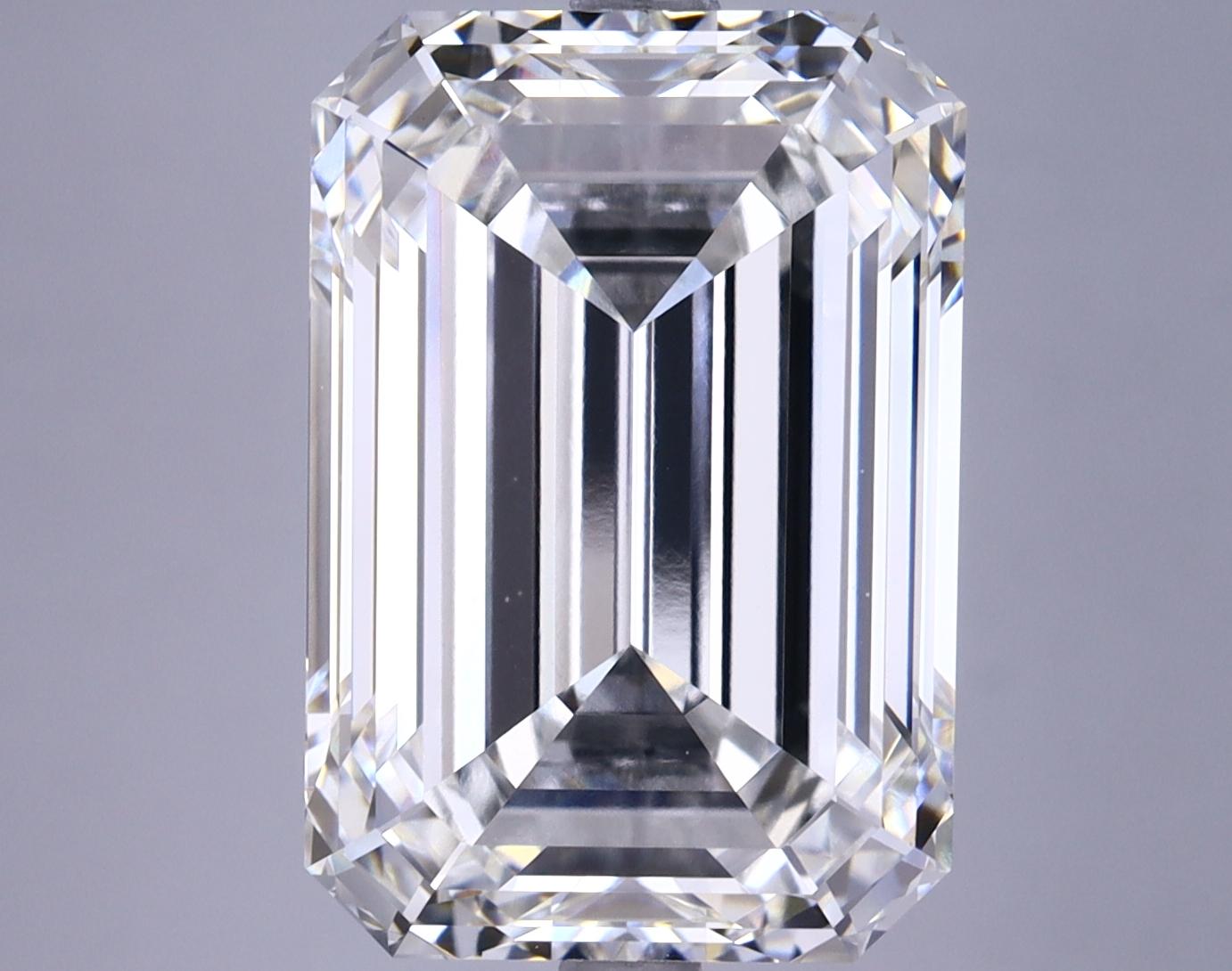 9.36 Carat Emerald Shaped Ideal Cut VS1 IGI Certified Lab Grown Diamond