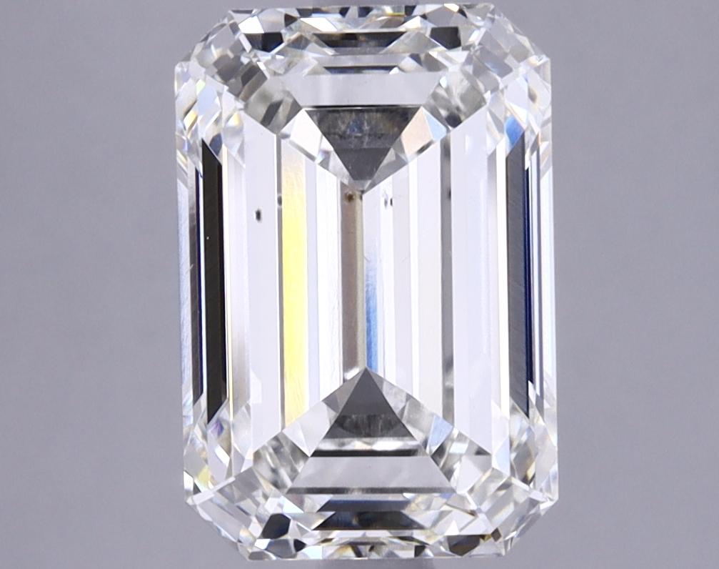 3.77 Carat Emerald Shaped Ideal Cut VS2 IGI Certified Lab Grown Diamond