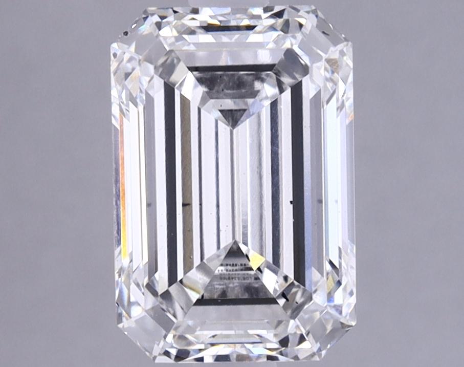 2.61 Carat Emerald Shaped Ideal Cut SI1 IGI Certified Lab Grown Diamond