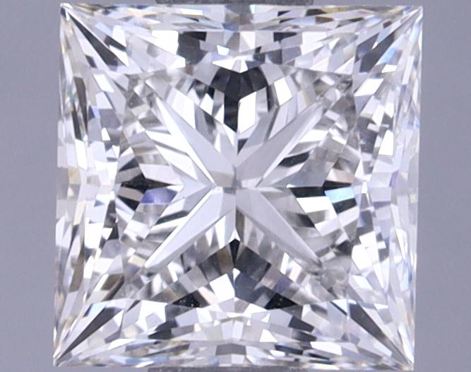 1.06 Carat Princess Shaped Ideal Cut VVS2 IGI Certified Lab Grown Diamond