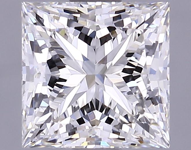 1.42 Carat Princess Shaped Ideal Cut VVS2 IGI Certified Lab Grown Diamond