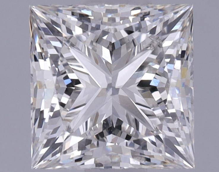 1.09 Carat Princess Shaped Ideal Cut VVS2 IGI Certified Lab Grown Diamond