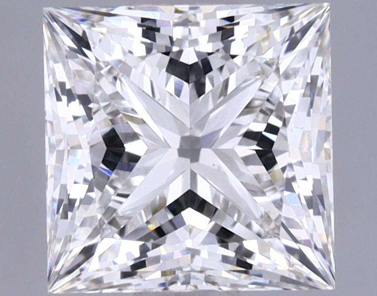 1.76 Carat Princess Shaped Ideal Cut VS1 IGI Certified Lab Grown Diamond
