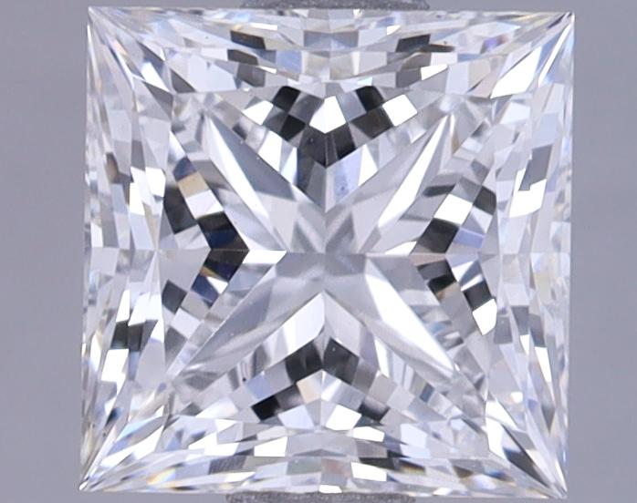 1.41 Carat Princess Shaped Ideal Cut VS1 IGI Certified Lab Grown Diamond