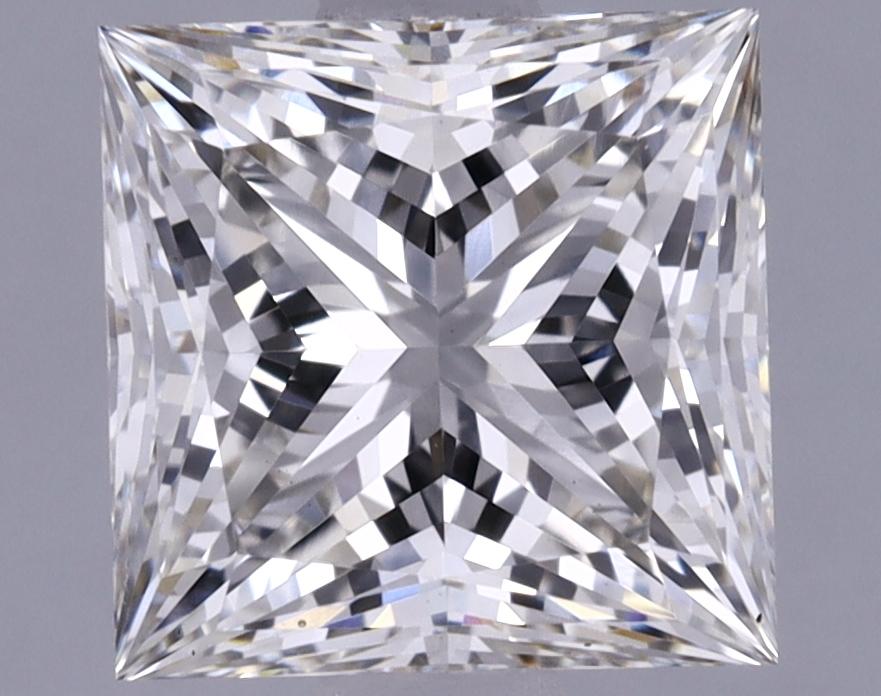 1.74 Carat Princess Shaped Ideal Cut VS1 IGI Certified Lab Grown Diamond