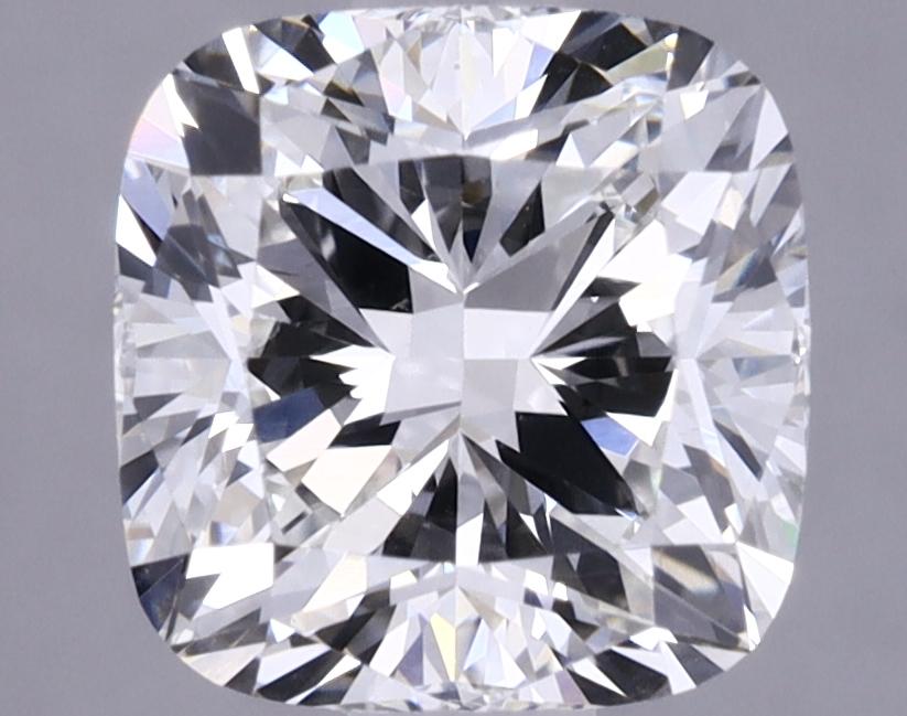 1.74 Carat Cushion Shaped Ideal Cut VVS2 IGI Certified Lab Grown Diamond