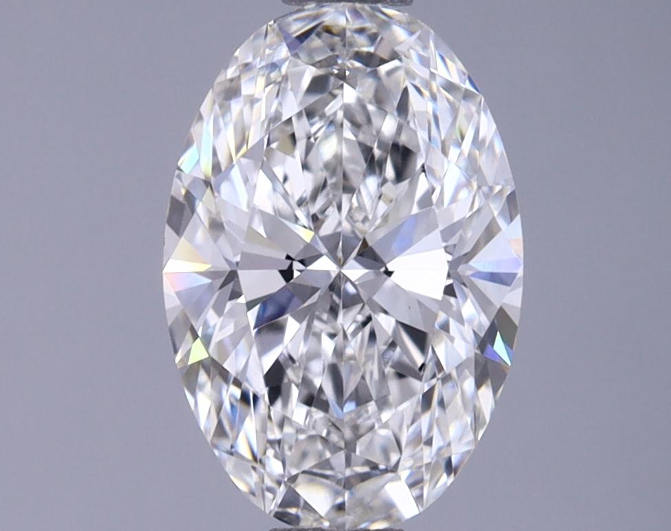 1.44 Carat Oval Shaped Excellent Cut VVS2 IGI Certified Lab Grown Diamond