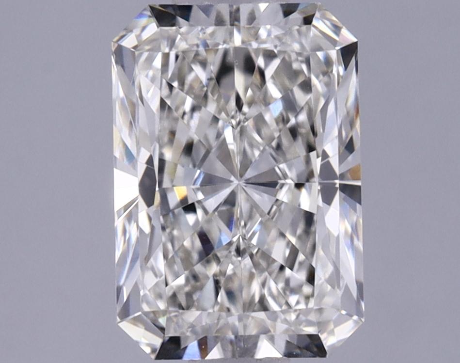 1.25 Carat Radiant Shaped Ideal Cut VVS2 IGI Certified Lab Grown Diamond