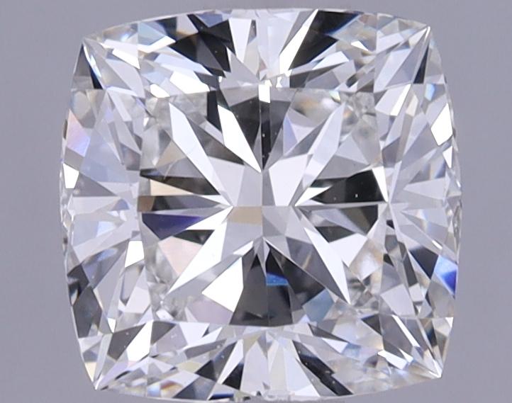 1.57 Carat Cushion Shaped Ideal Cut VVS2 IGI Certified Lab Grown Diamond