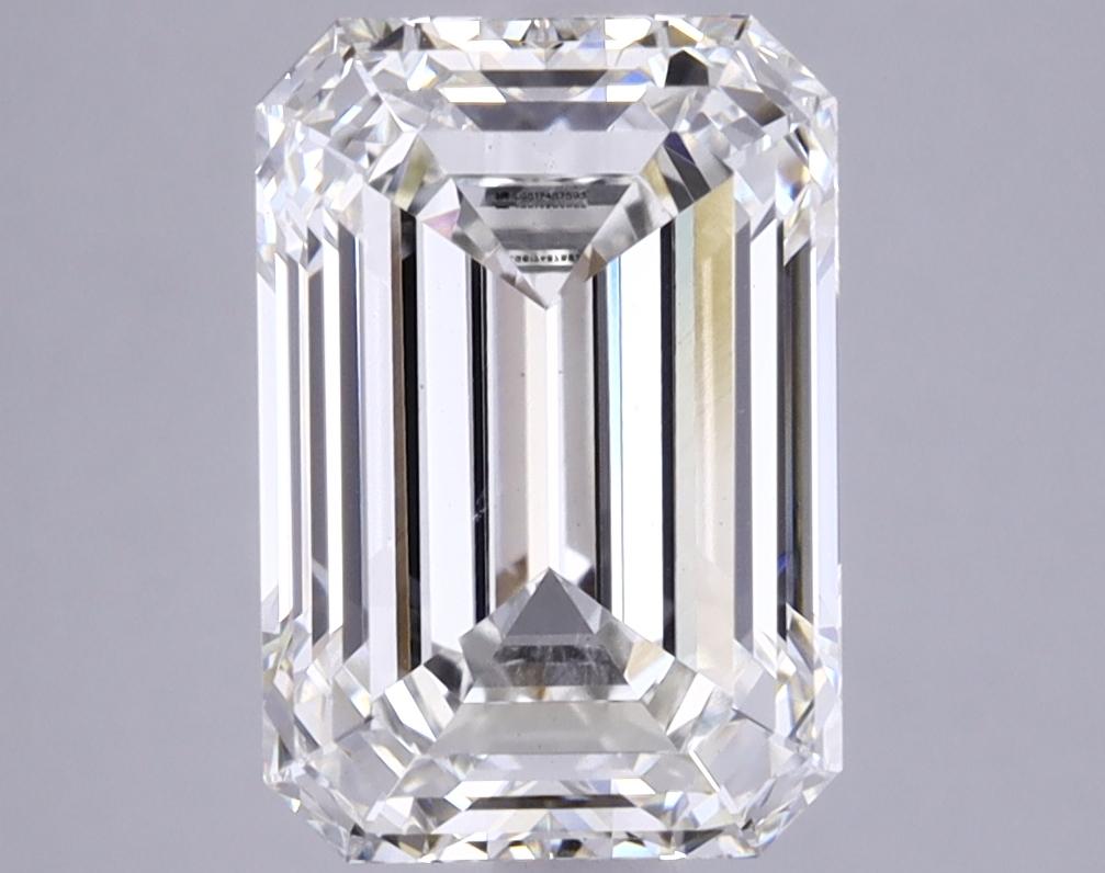3.66 Carat Emerald Shaped Ideal Cut VS1 IGI Certified Lab Grown Diamond