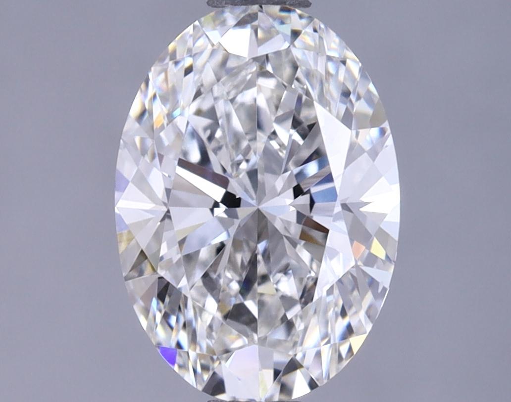 1.43 Carat Oval Shaped Ideal Cut VVS2 IGI Certified Lab Grown Diamond