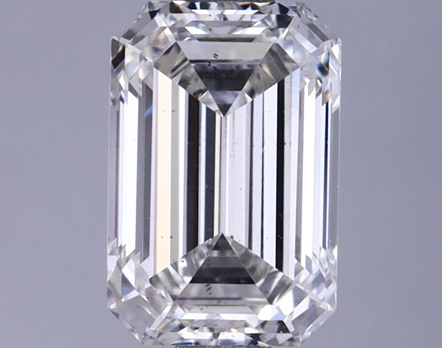 1.34 Carat Emerald Shaped Excellent Cut VS2 IGI Certified Lab Grown Diamond
