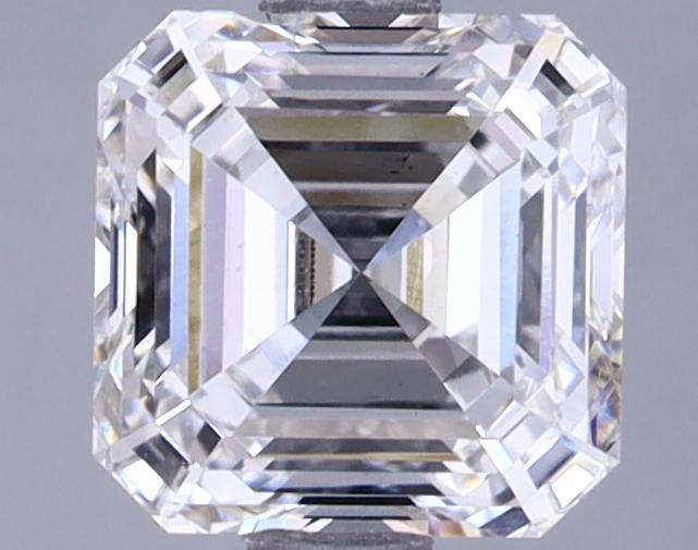 1.68 Carat Asscher Shaped Ideal Cut VS1 IGI Certified Lab Grown Diamond