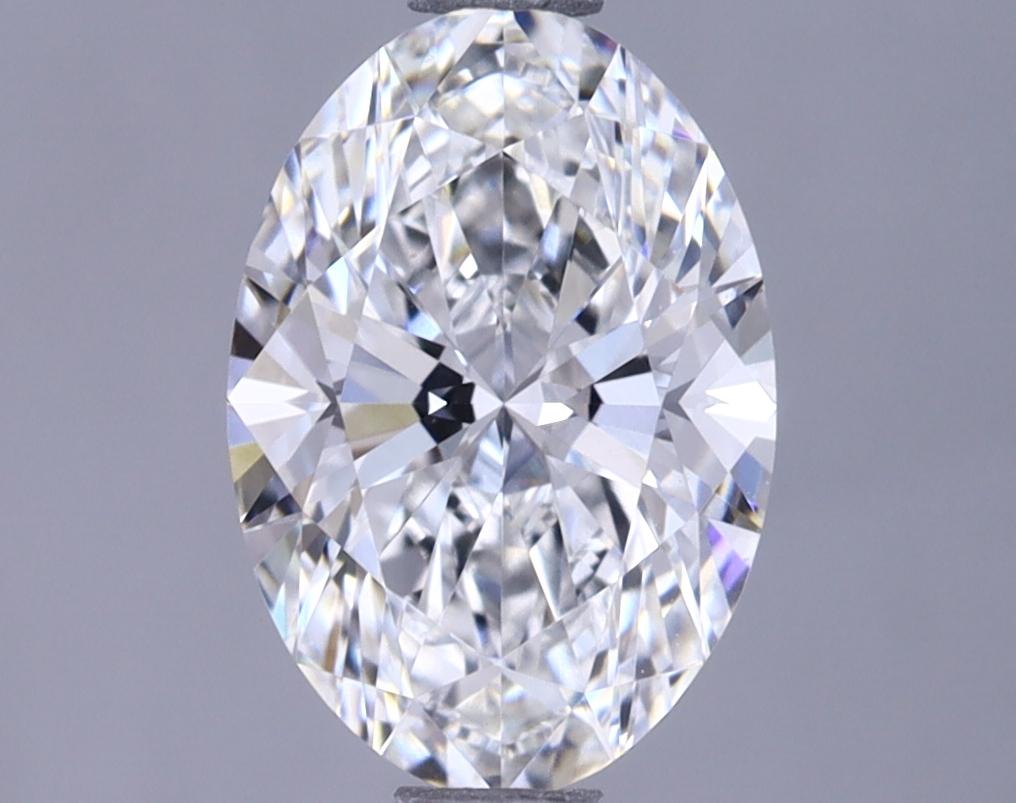 1.38 Carat Oval Shaped Ideal Cut VVS2 IGI Certified Lab Grown Diamond