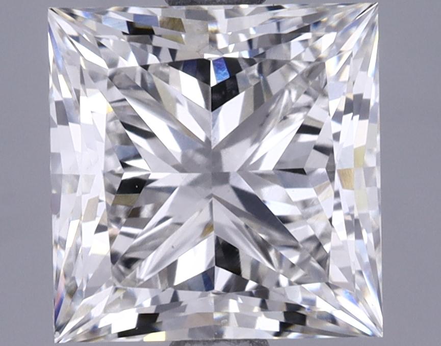 2.37 Carat Princess Shaped Ideal Cut VS1 IGI Certified Lab Grown Diamond