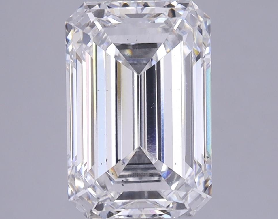 2.81 Carat Emerald Shaped Excellent Cut VS2 IGI Certified Lab Grown Diamond