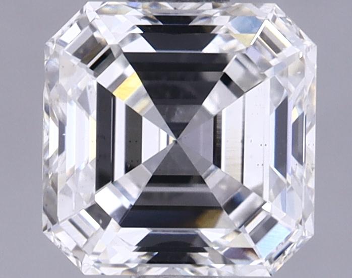 1.42 Carat Asscher Shaped Excellent Cut VS2 IGI Certified Lab Grown Diamond
