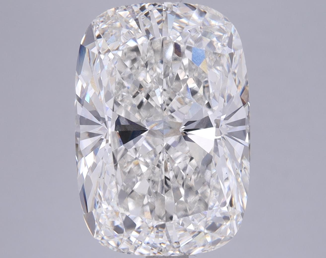 6.62 Carat Elongated Cushion Shaped Excellent Cut VS2 IGI Certified Lab Grown Diamond