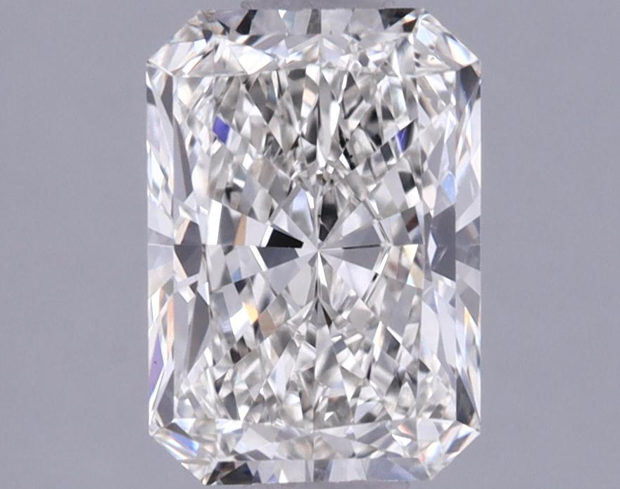 1.08 Carat Radiant Shaped Ideal Cut VVS2 IGI Certified Lab Grown Diamond